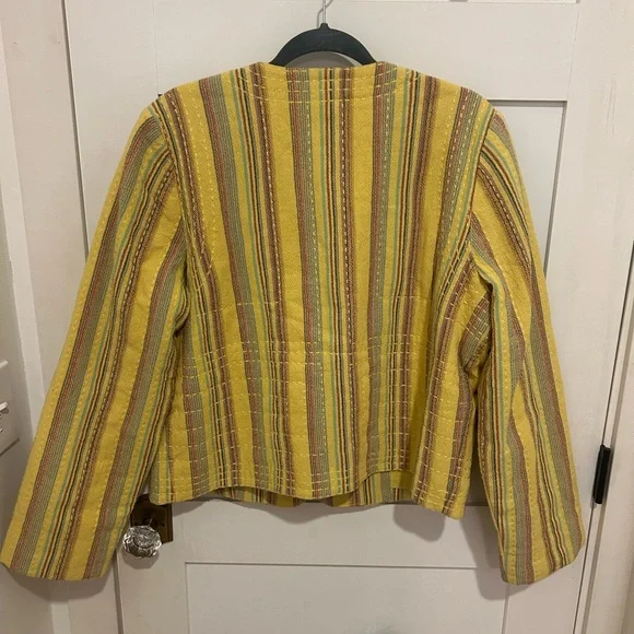 NWT Kantha Free People Multicolor Striped Jacket - Picture 2 of 16